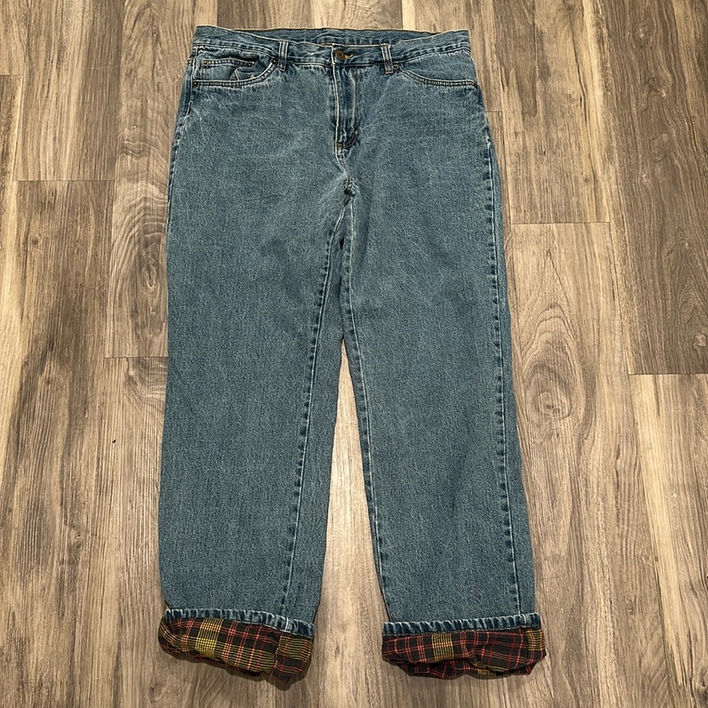 👖 Vintage Adventuridge Flannel-Lined Relaxed Fit Jeans